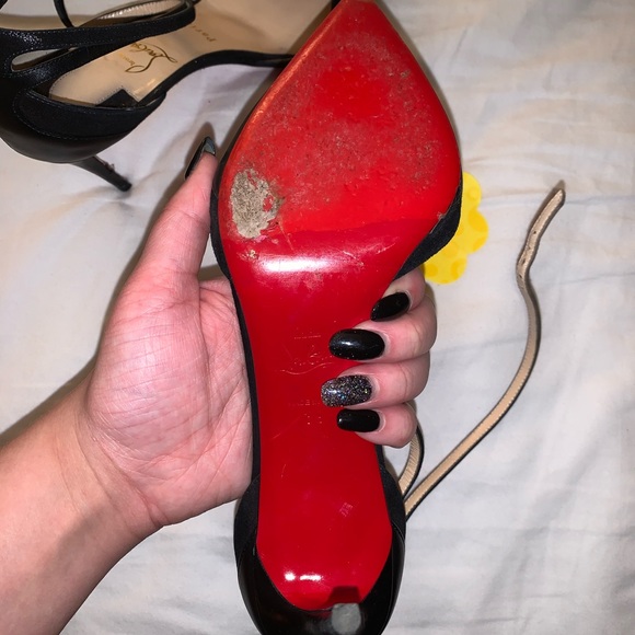 Christian Louboutin Uptown Double Leather Pumps - Picture 4 of 8